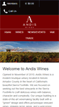 Mobile Screenshot of andiswines.com