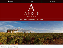 Tablet Screenshot of andiswines.com